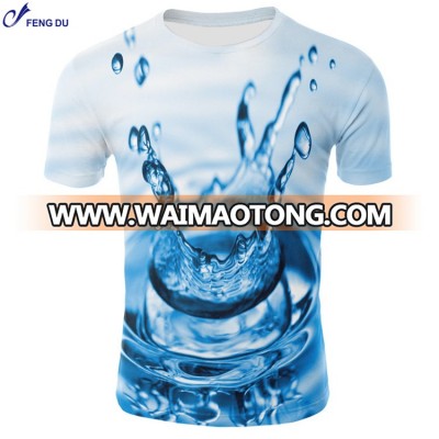 Fashion custom t shirt for men custom sublimation logo