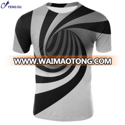 100% polyester 3D t shirt sublimation printing